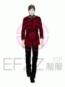 中餐服務(wù)員制服825