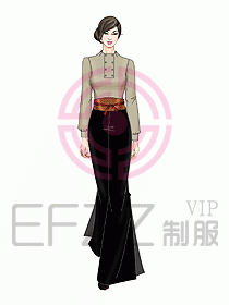 中餐服務(wù)員制服841