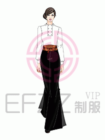 中餐服務(wù)員制服844