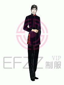 中餐服務(wù)員制服856