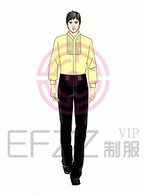 中餐服務(wù)員制服864