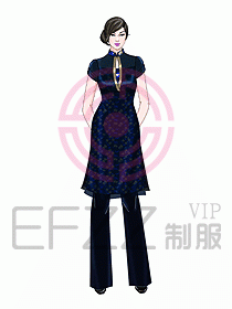 中餐服務(wù)員制服874