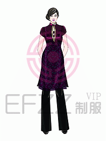 中餐服務(wù)員制服873