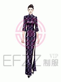 酒店中餐迎賓制服設(shè)計435