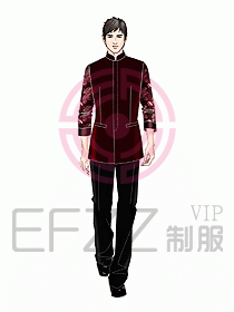 酒店中餐服務(wù)員制服設(shè)計(jì)908