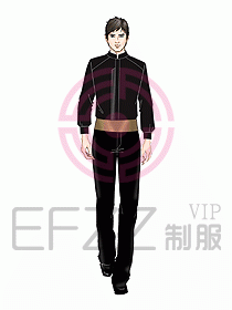 酒店中餐服務(wù)員制服設(shè)計(jì)913