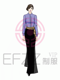 酒店中餐服務(wù)員制服設(shè)計917