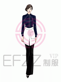 酒店中餐服務(wù)員制服設(shè)計(jì)923