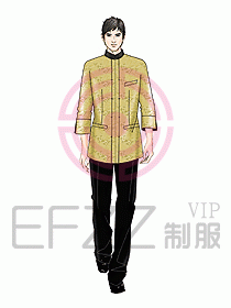 酒店中餐服務(wù)員制服設(shè)計932