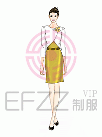 水療會(huì)所咨客制服165