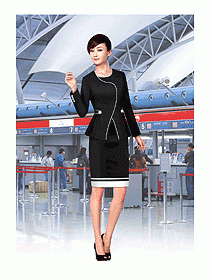 空姐服裝設(shè)計圖310