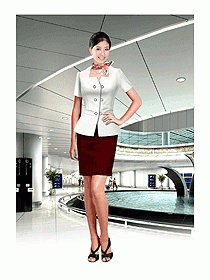 空姐服裝設(shè)計(jì)圖312