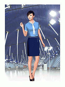空姐服裝設(shè)計(jì)圖313