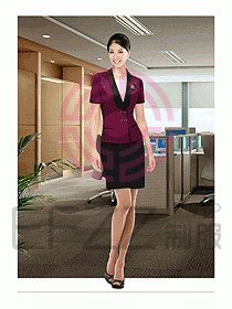 女短袖職業(yè)裝085