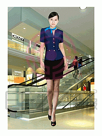 營業(yè)員制服713