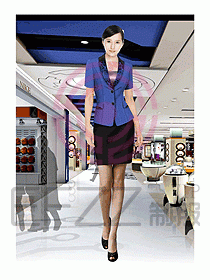 營(yíng)業(yè)員制服754