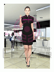 營業(yè)員制服776