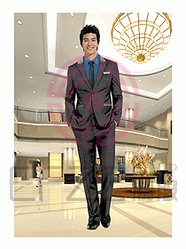 酒店經(jīng)理部長制服153