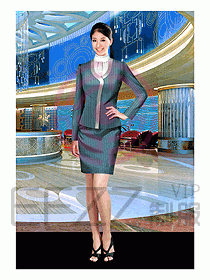 酒店前廳總臺(tái)制服329