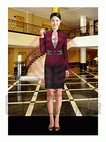 酒店前廳總臺(tái)制服346