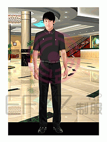 酒店前廳總臺(tái)制服356