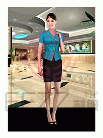 酒店前廳總臺(tái)制服362