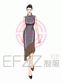 酒店制服中餐迎賓455