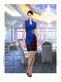 酒店中餐服務(wù)員制服942