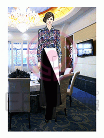 酒店西餐服務(wù)生制服498