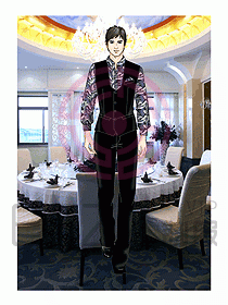 酒店西餐服務(wù)生制服500