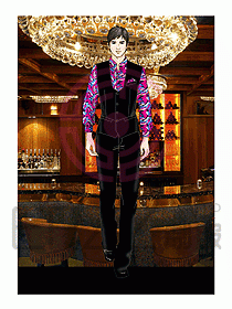 酒店西餐服務(wù)生制服504