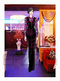 酒店西餐服務(wù)生制服511