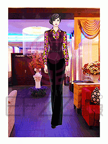 酒店西餐服務生制服513