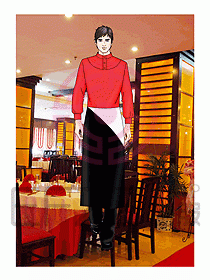 酒店西餐服務(wù)生制服516