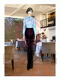 酒店西餐服務(wù)生制服527