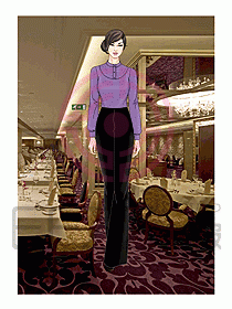 酒店西餐服務(wù)生制服529