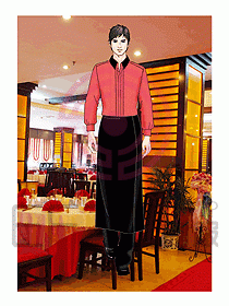 酒店西餐服務(wù)生制服533