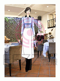 酒店西餐服務(wù)生制服534