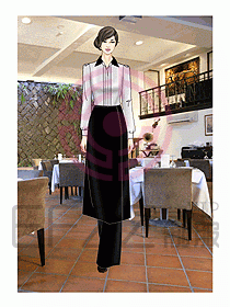 酒店西餐服務(wù)生制服535