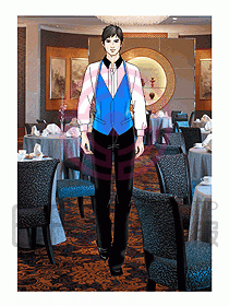 酒店西餐服務(wù)生制服538