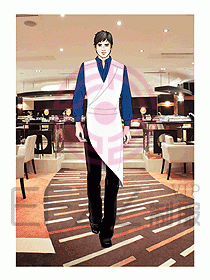 酒店西餐服務(wù)生制服553