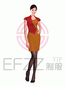 酒店前臺(tái)服務(wù)員制服380