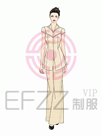 會(huì)所總臺(tái)接待制服131