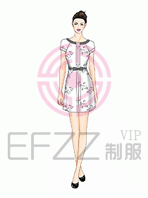 會(huì)所總臺(tái)接待制服135