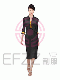 會(huì)所總臺(tái)接待制服137