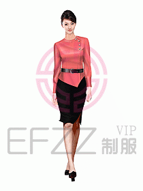 水療會所服務(wù)員制服253