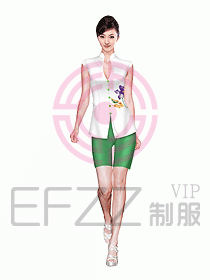 按摩技師服設(shè)計(jì)圖691