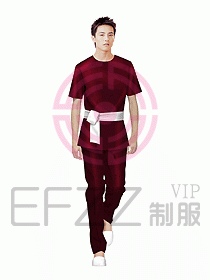 按摩技師服設(shè)計圖697