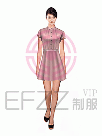 水療會所服務(wù)員制服258