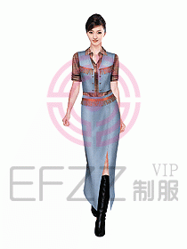 水療會(huì)所咨客制服202